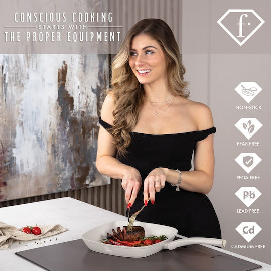 Fashion by Berlinger Haus Сет Тигани От Алуминий С Незалепващо Покритие 4 Съда