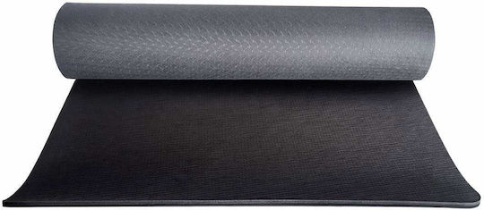 Verk Group Στρώμα Γυμναστικής Pilates Μαύρο (183x60cm)