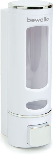 Dozator De Săpun Lichid 400ml Montaj Pe Perete Pompă Manuală Plastic Alb