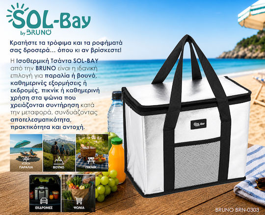 Bruno Insulated Handbag 15 Liters L33 x W18 x H28cm