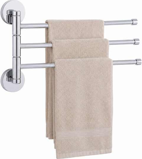 Triple Metal Bathroom Towel Rail Triple Metal Bathroom Towel Rail