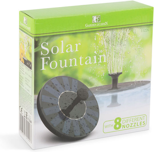 Fântână Solară Plutitoare Pompa De Apă De Grădină 160 Mm 1.4 W Panou Solar Jet De Apă Până La 50 Cm Lac De Grădină