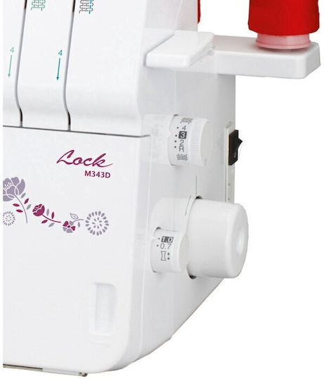 Brother Conventional Sewing Machine Overlock M343d White