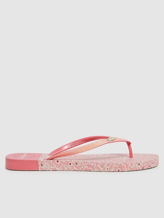 Rake Island Frauen Flip Flops in Orange Farbe