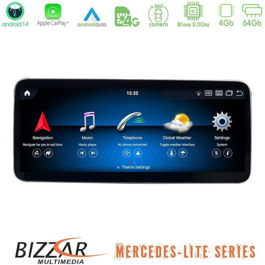 Bizzar Автомобилна Аудио Система за Mercedes-Benz CLA Class / GLA 2013-2015 (Bluetooth/USB/WiFi/GPS/Apple CarPlay/Android Auto) с Touch Screen 10.25"