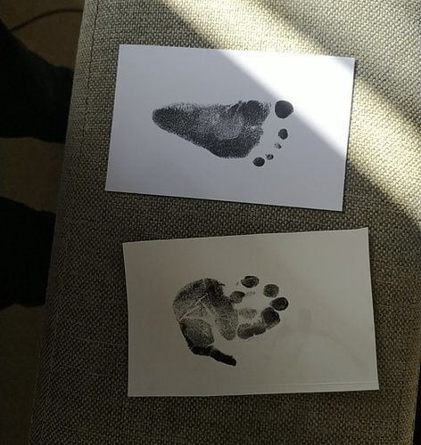 Ruhha's Baby Hand Footprint Ruhhy