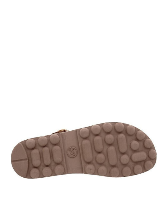 Leather Women's Anatomic Gold Sandals
