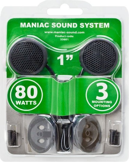 Mercaton Auto-Audio-Hochtöner Rund Set 100dB
