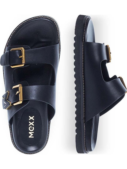 Women's Flat Sandals in Black Color