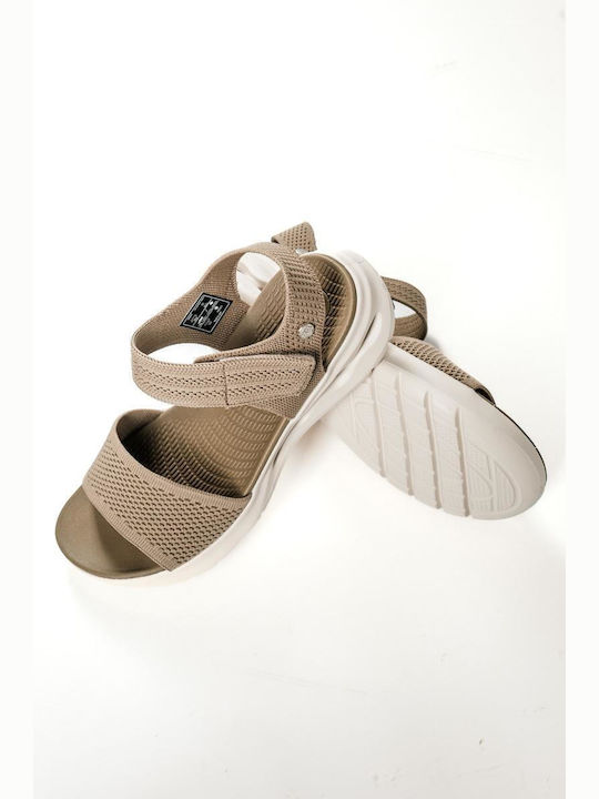 Women's Flat Sandals Sporty Brown