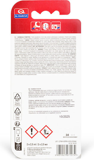 Dezodorant Auto Dr Marcus Fresh Point Negru
