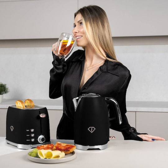 Berlinger Haus Φρυγανιέρα 2 Θέσεων 850W Μαύρη