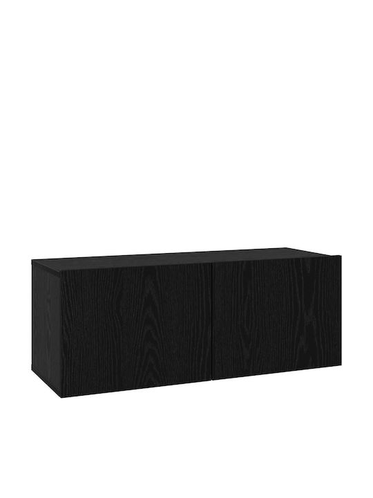 Bibliotecă Living Neagră L30,5xL30xÎ30cm