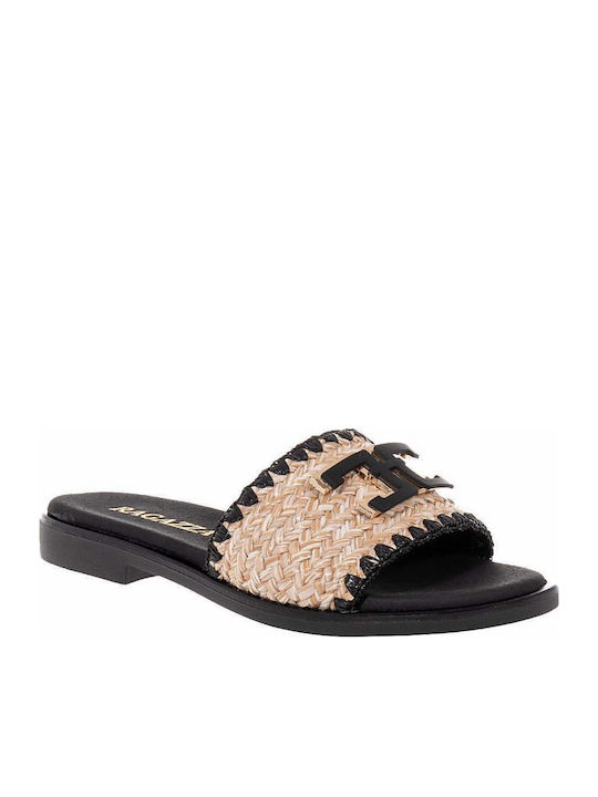 Leather Women's Anatomic Sandals Black/Beige