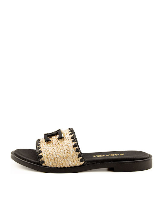 Leather Women's Anatomic Sandals Black/Beige