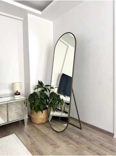 SteweHome Oval Braun Boden- oder Standspiegel 180x60cm SteweHome Oval Braun Boden- oder Standspiegel 180x60cm