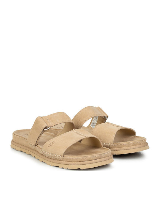 Slides Women's Flat Sandals Brown