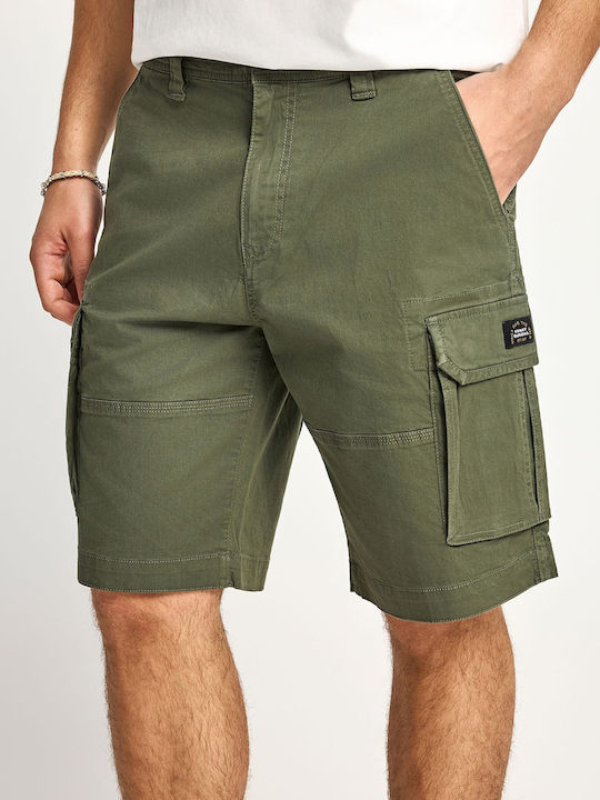 Men's Cargo Bermuda Deep Forest FBM013-030-03-Deep-Forest