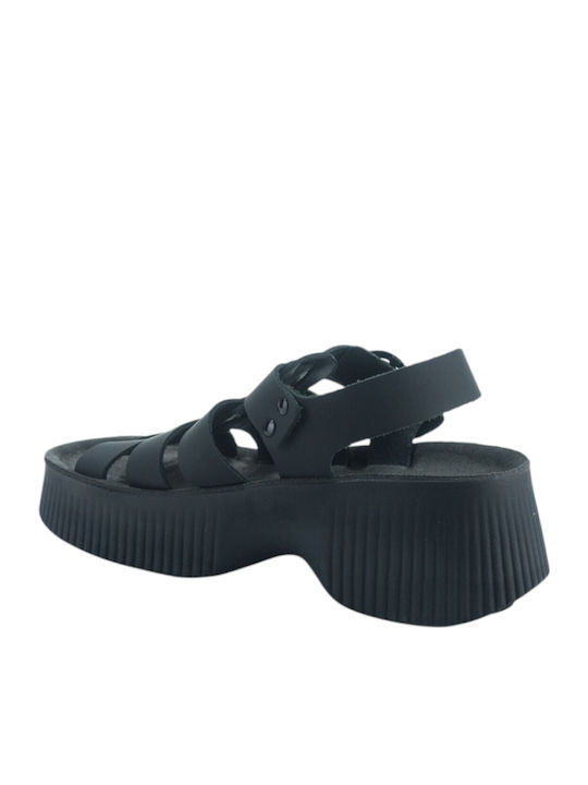 Sandale Anatomice De Piele Damă Negre