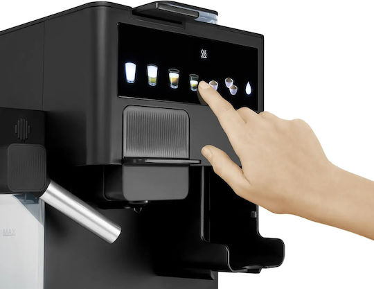 Catler Kaffeekapselmaschine für Nespresso mit Milchaufschäumer Schwarz