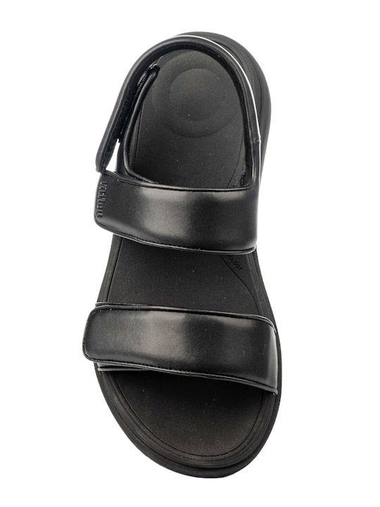 Women's Flat Sandals Flatforms in Black Color