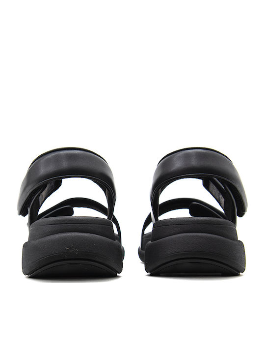 Women's Flat Sandals Flatforms in Black Color