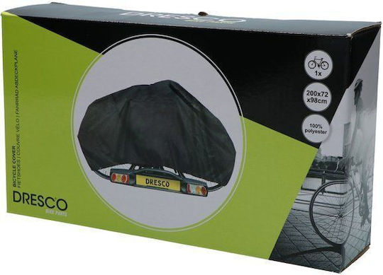Κουκουλα Ποδηλατου Dresco 200 X 72 X 98 Cm 5252000 Μαυρη