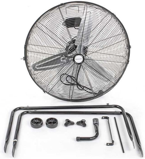 Ravanson Ανεμιστήρας Δαπέδου 160W Διαμέτρου 60cm Μαύρος
