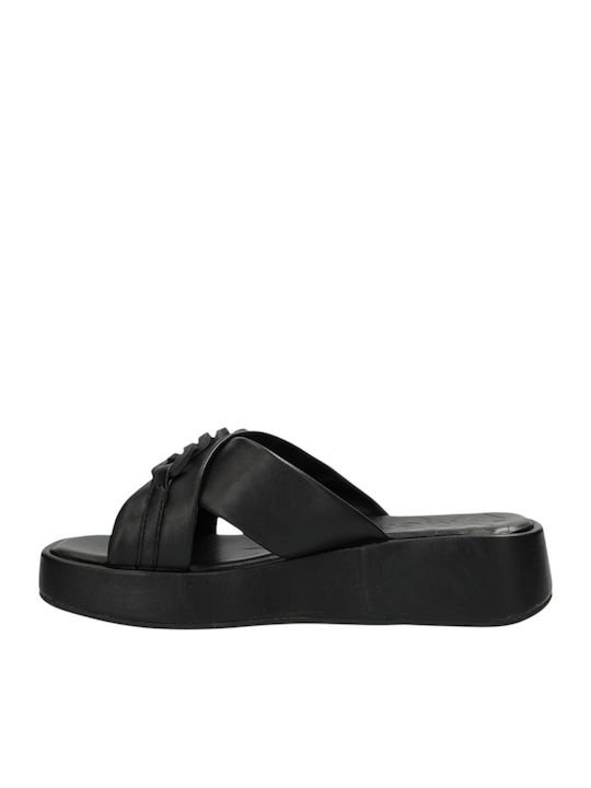 Lexi Γυναικεία Σανδάλια Flatforms Μαύρα