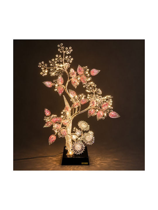 Dekorative Lampe Blume Rosa