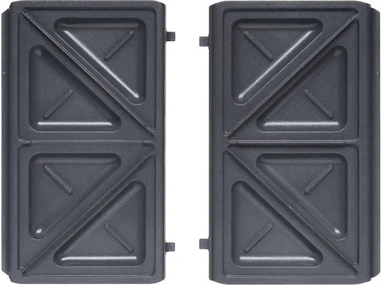 Kohersen Sandwich Maker Grill with Removable Plates 750W Black