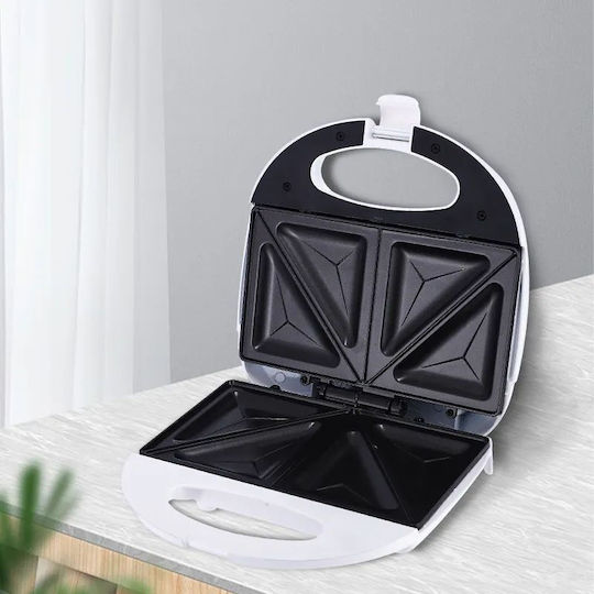Sandwich-Maker für 2 Toasts 750W Weiße