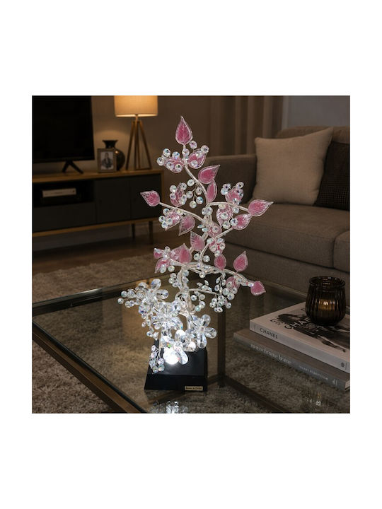 Dekorative Lampe Blume Rosa