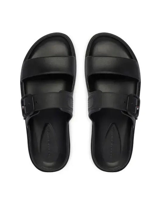Women's Flat Sandals in Black Color