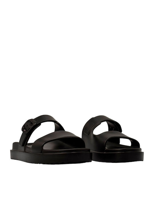 Women's Flat Sandals in Black Color