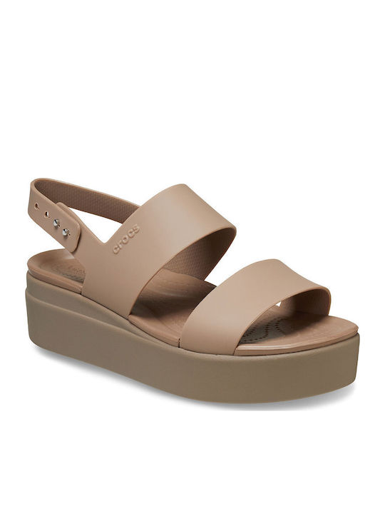 Crocs Brooklyn Platforms Brown