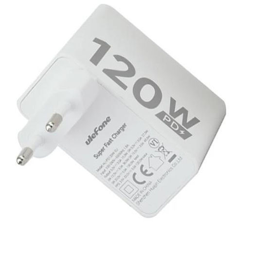 Ulefone Зарядно Устройство Без Кабел с USB-C Порт 120W Бял (HJ-PD120W-EU)