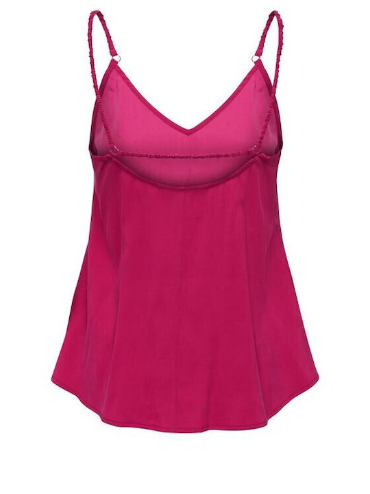 Women's Sleeveless Blouse Fuchsia