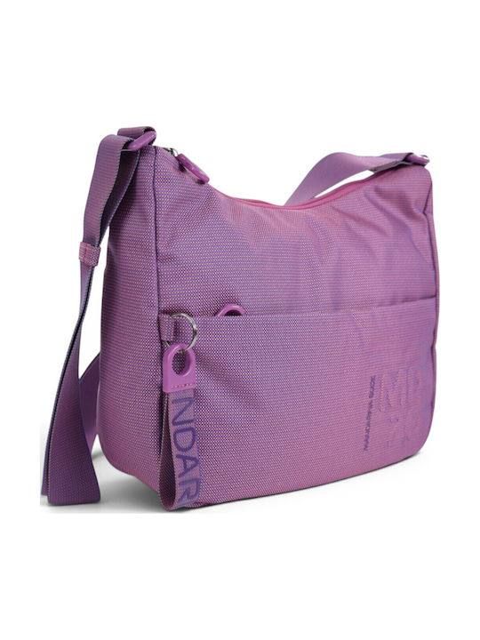 Fabric Women's Shoulder Bag Purple