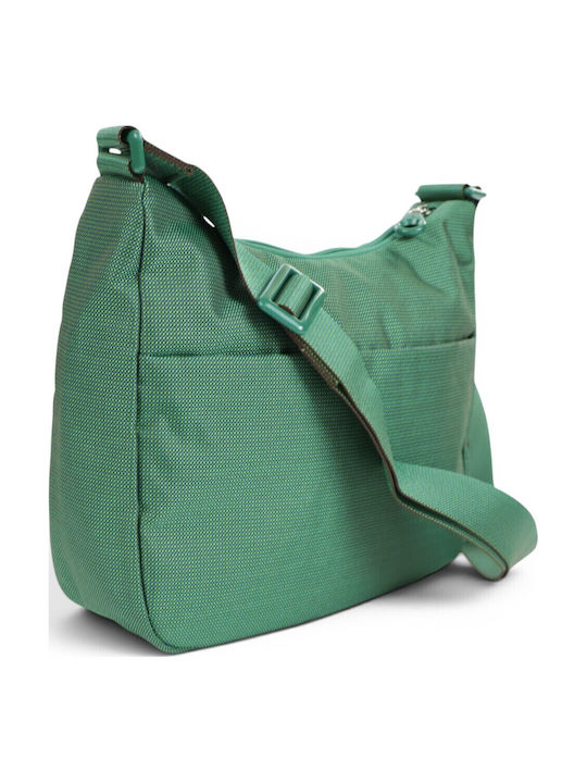 Fabric Women's Shoulder Bag Green