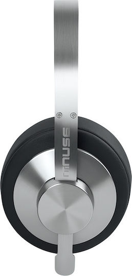 Muse M-298SBL Ενσύρματα Over Ear Ακουστικά Ασημί