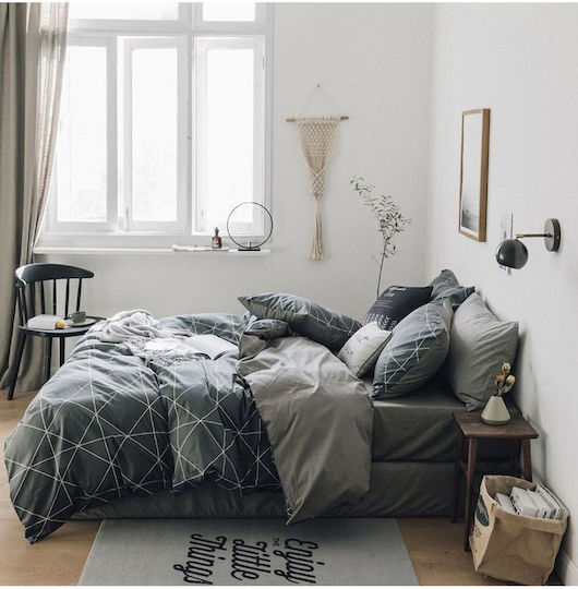 SteweHome Double Set 200x220cm Gray