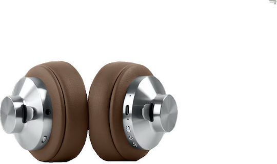 Muse M-298SBR Ασύρματα Bluetooth Over Ear Ακουστικά Καφέ