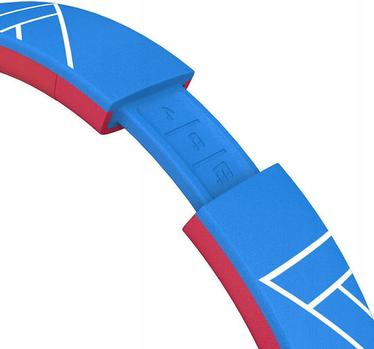 PowerLocus Bobo Kabellose Bluetooth Kinder Über Ohr Kopfhörer Blau/Rot