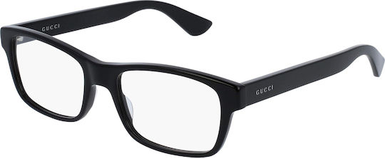 Gucci Men's Acetate Prescription Eyeglass Frame Black GG0006O 001