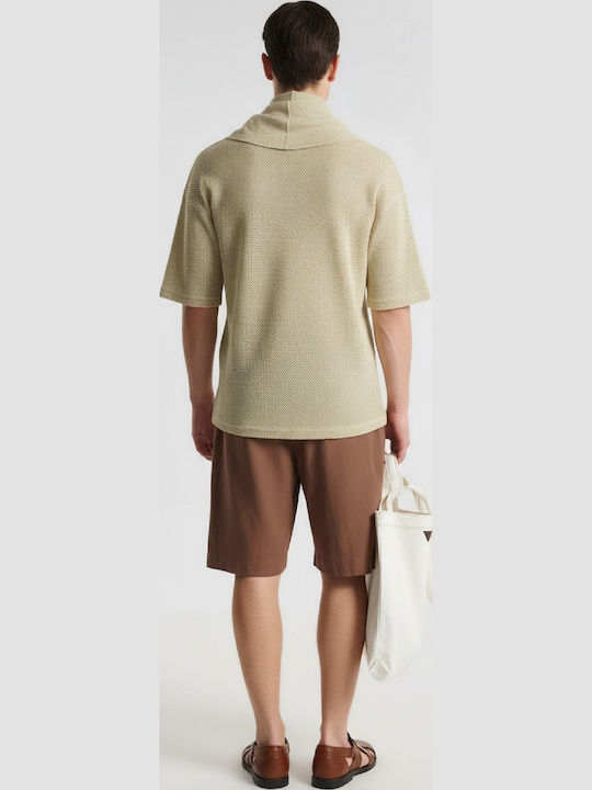 Bluza Tricou Cu Mânecă Scurtă Ecru