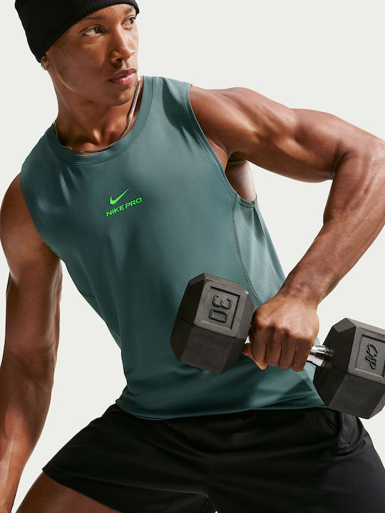 Dri-Fit Αθλητική Μπλούζα Πετρόλ