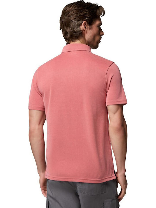 Columbia Polo Μπλούζα Ροζ Σκούρο