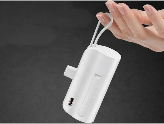 Verk Group 06397_B Power Bank 5000mAh White