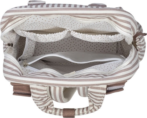Walking Mum Backpack Diaper Bag Beige 37x28x13cm